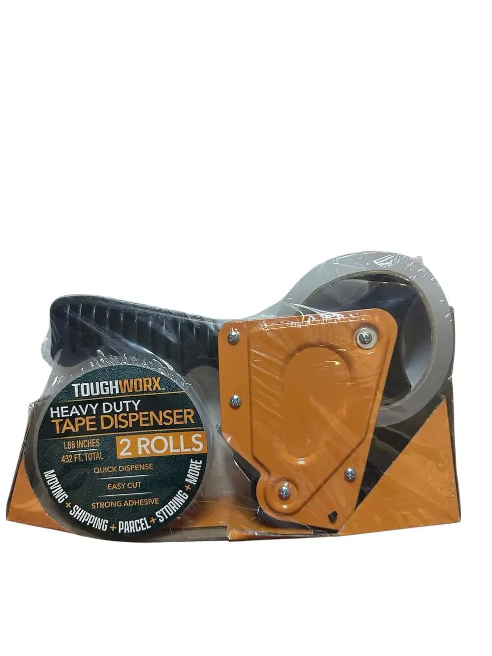 Toughworx Heavy Duty Tape Dispenser 2 Rolls